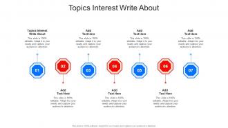 Topics Interest Write About In Powerpoint And Google Slides Cpb