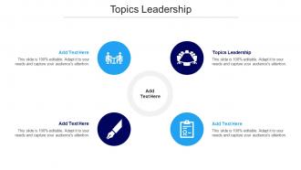 Topics Leadership Ppt Powerpoint Presentation Summary Example Cpb