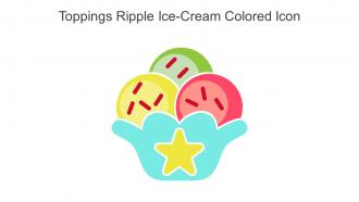 Toppings Ripple Ice Cream Colored Icon In Powerpoint Pptx Png And Editable Eps Format
