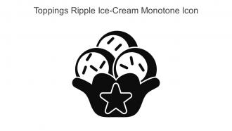 Toppings Ripple Ice Cream Monotone Icon In Powerpoint Pptx Png And Editable Eps Format
