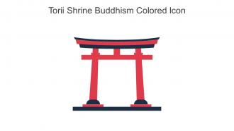 Torii Shrine Buddhism Colored Icon In Powerpoint Pptx Png And Editable Eps Format