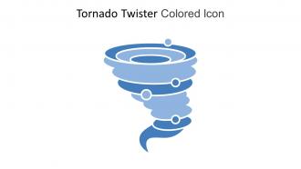 Tornado Twister Colored Icon In Powerpoint Pptx Png And Editable Eps Format