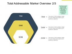 Total addressable market overview business ppt powerpoint presentation icon tips