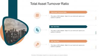 Total Asset Turnover Ratio In Powerpoint And Google Slides Cpb