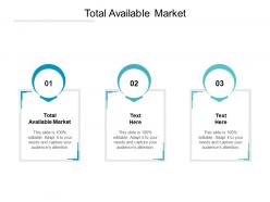 Total available market ppt powerpoint presentation show gallery cpb
