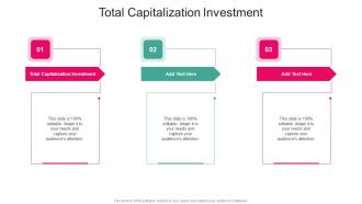 Total Capitalization Investment In Powerpoint And Google Slides Cpb