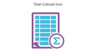 Total Colored Icon In Powerpoint Pptx Png And Editable Eps Format