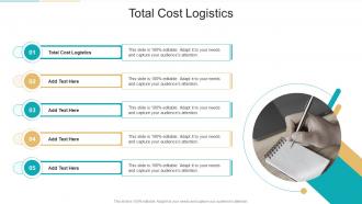 Total Cost Logistics In Powerpoint And Google Slides Cpb