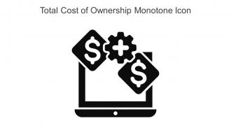 Total Cost Of Ownership Monotone Icon In Powerpoint Pptx Png And Editable Eps Format