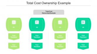 Total Cost Ownership Example Ppt Powerpoint Presentation Icon Slides Cpb