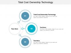 Total cost ownership technology ppt powerpoint presentation show cpb