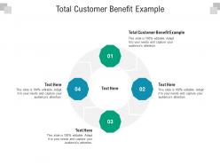 Total customer benefit example ppt powerpoint presentation visual aids layouts cpb