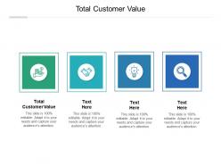 Total customer value ppt powerpoint presentation infographic template inspiration cpb