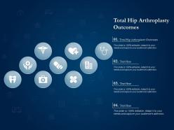 Total hip arthroplasty outcomes ppt powerpoint presentation infographics images