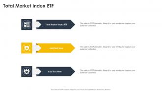 Total Market Index ETF In Powerpoint And Google Slides Cpb