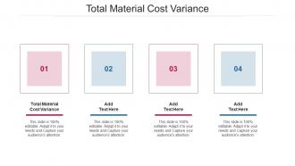 Total Material Cost Variance In Powerpoint And Google Slides Cpb