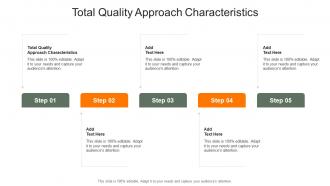 Total Quality Approach Characteristics In Powerpoint And Google Slides Cpb