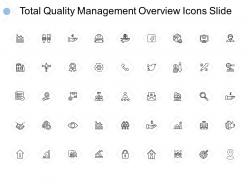 Total quality management overview icons slide growth opportunity e198 ppt powerpoint slides