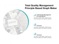 Total quality management principle based ppt powerpoint presentation layouts cpb