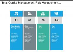 Total quality management risk management perpetual inventory control cpb
