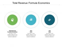 Total revenue formula economics ppt powerpoint presentation show cpb