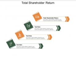 Total shareholder return ppt powerpoint presentation professional icons cpb