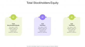 Total Stockholders Equity In Powerpoint And Google Slides Cpb