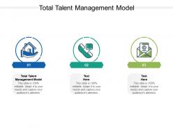 Total talent management model ppt powerpoint presentation outline graphic tips cpb