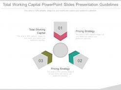 Total working capital powerpoint slides presentation guidelines