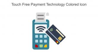 Touch Free Payment Technology Colored Icon In Powerpoint Pptx Png And Editable Eps Format