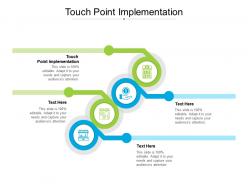 Touch point implementation ppt powerpoint presentation ideas layouts cpb