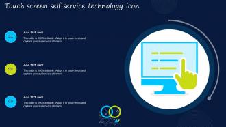 Touch Screen Self Service Technology Icon