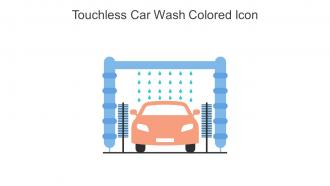 Touchless Car Wash Colored Icon In Powerpoint Pptx Png And Editable Eps Format