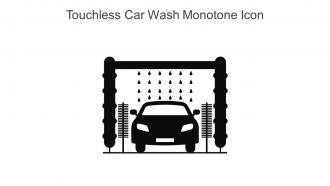 Touchless Car Wash Monotone Icon In Powerpoint Pptx Png And Editable Eps Format