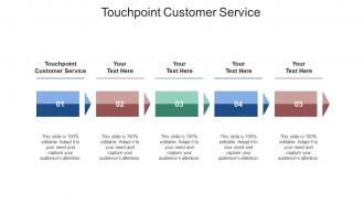 Touchpoint customer service ppt powerpoint presentation model background designs cpb