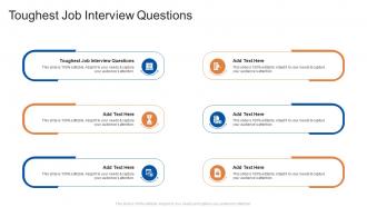 Toughest Job Interview Questions In Powerpoint And Google Slides Cpb