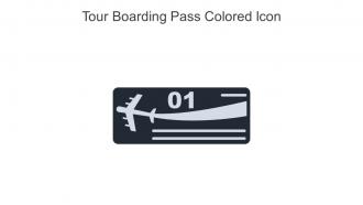 Tour Boarding Pass Colored Icon In Powerpoint Pptx Png And Editable Eps Format