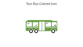 Tour Bus Colored Icon In Powerpoint Pptx Png And Editable Eps Format