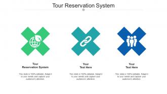 Tour reservation system ppt powerpoint presentation slides design templates cpb