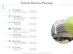 Tourism business planning with visitors ppt powerpoint presentation inspiration skills