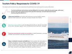 Tourism policy responses to covid 19 ppt powerpoint presentation outline infographics