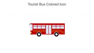 Tourist Bus Colored Icon In Powerpoint Pptx Png And Editable Eps Format