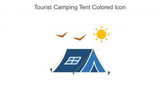 Tourist Camping Tent Colored Icon In Powerpoint Pptx Png And Editable Eps Format