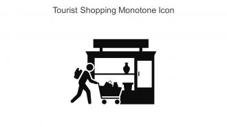 Tourist Shopping Monotone Icon In Powerpoint Pptx Png And Editable Eps Format