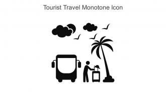 Tourist Travel Monotone Icon In Powerpoint Pptx Png And Editable Eps Format