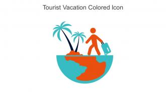 Tourist Vacation Colored Icon In Powerpoint Pptx Png And Editable Eps Format