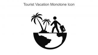 Tourist Vacation Monotone Icon In Powerpoint Pptx Png And Editable Eps Format