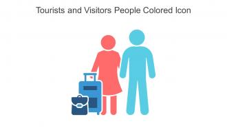 Tourists And Visitors People Colored Icon In Powerpoint Pptx Png And Editable Eps Format