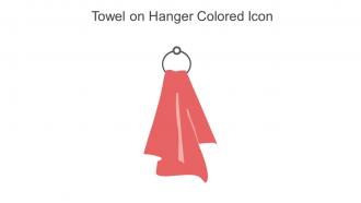 Towel On Hanger Colored Icon In Powerpoint Pptx Png And Editable Eps Format