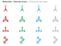 Tower social network client relation networking ppt icons graphics
